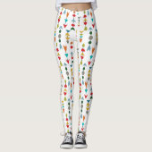 矢カラフル印 レギンス (正面)