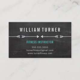 矢クールモダンシンプルトレンディーのスケッチ 名刺