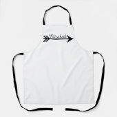 矢パーソナライズされた矢 エプロン (正面)