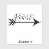 矢パーソナライズされた矢 シール (シート)