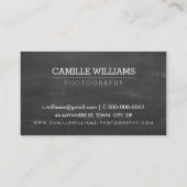 矢モダン印金ゴールド箔素朴な手描き珊瑚 名刺 (裏面)