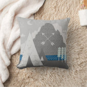 矢モダン型デザイン枕 クッション (ブランケット)