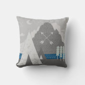 矢モダン型デザイン枕 クッション (正面)