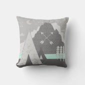 矢モダン型デザイン枕 クッション (正面)