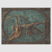 矢切り離し真鍮の女性 薄葉紙 (正面)