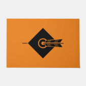 矢印がターゲットのドアマットをヒット ドアマット (正面)