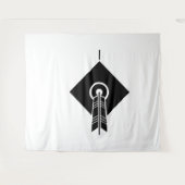 矢印がターゲットタペストリーをヒット タペストリー (正面(横))