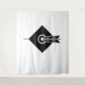 矢印がターゲットタペストリーをヒット タペストリー (正面)