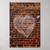 矢印でハート ポスター (正面)