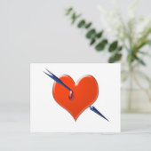 矢印でハート ポストカード (スタンド正面)