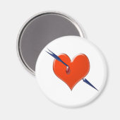 矢印でハート マグネット (正面/裏面)