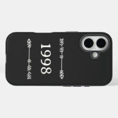 矢印と円とあなたの数字または年 Case-Mate iPhoneケース (裏面 (横))