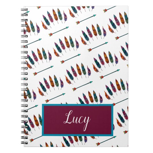 矢印と羽 ノートブック (正面)