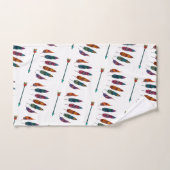 矢印と羽 バスタオルセット (ハンドタオル)