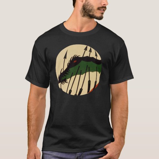 矢印のあるリザード20 21 22 23 24 25 26 27 28 29 Tシャツ (正面)