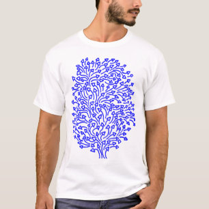 矢印のツリー – 青(光) Tシャツ