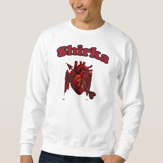 矢印のハート スウェットシャツ (正面)