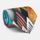 矢印のパターカラフルンとア芸術的ート ネクタイ (ロール)