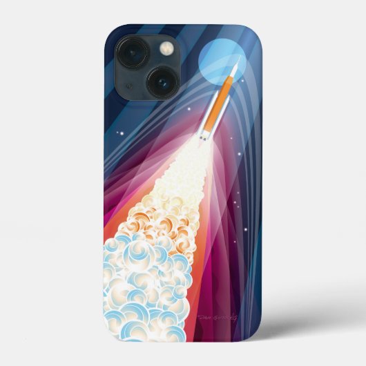 矢印の先端： iPhone 13ミニケース Case-Mate iPhoneケース (裏面)