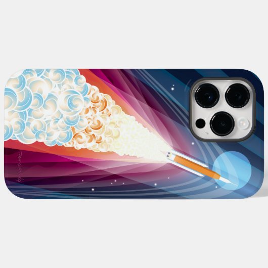 矢印の先端: iPhone 14 Pro最大ケース Case-Mate iPhoneケース (裏面 (横))