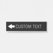 矢印の方向の記号とカスタム文字- 離れ サインプレート (正面)