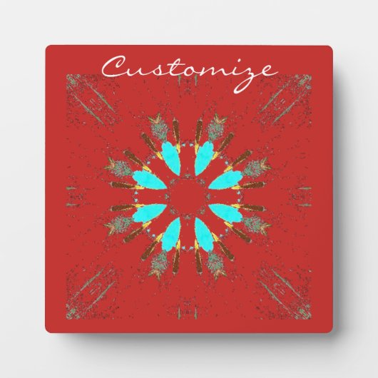 矢印の羽ポー – wowパターンThunder_Cove フォトプラーク (正面)