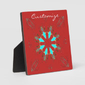 矢印の羽ポー – wowパターンThunder_Cove フォトプラーク (正面)