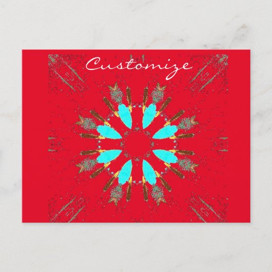 矢印の羽pow-wow Thunder_Cove ポストカード (正面)