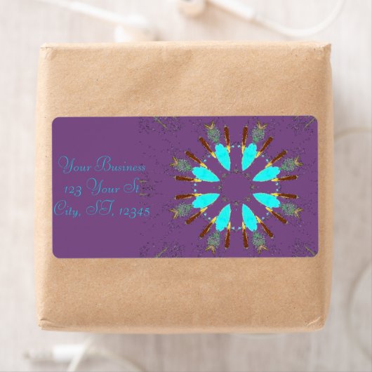 矢印の羽pow-wow Thunder_Cove ラベル (インサイチュ)