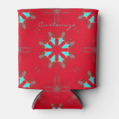 矢印の羽pow-wow Thunder_Cove 缶クーラー (正面)