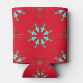 矢印の羽pow-wow Thunder_Cove 缶クーラー (裏面)