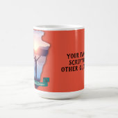 矢印の頭サンライズアルティメットデザイパーソナライズされたナー コーヒーマグカップ (中央)