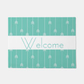 矢印ようこそ ドアマット (正面)