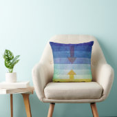 矢印を使用したグラデーション、ポール・クレー クッション (椅子)