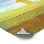 矢印を使用したグラデーション、ポール・クレー ポスター (角)