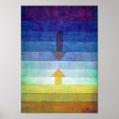 矢印を使用したグラデーション、ポール・クレー ポスター (正面)