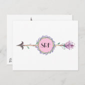 矢印エレガントはがき ポストカード (正面/裏面)