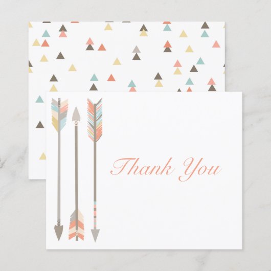 矢印サンキューカード (正面/裏面)