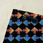 矢印スプレッド ビーチタオル (インサイチュ)