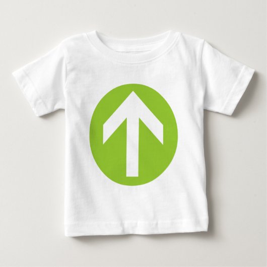 矢印ディスク ベビーTシャツ (正面)