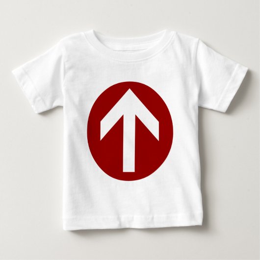 矢印ディスク ベビーTシャツ (正面)