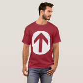 矢印ディスク Tシャツ (正面フル)