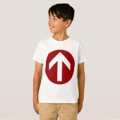 矢印ディスク Tシャツ (正面フル)