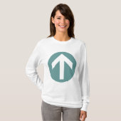 矢印ディスク Tシャツ (正面フル)