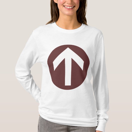 矢印ディスク Tシャツ (正面)