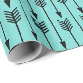 矢印トレンディーモダンパターン色を選択 ラッピングペーパー (ロールコーナー)