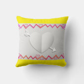 矢印ハート装飾用クッション クッション (裏面)