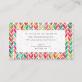 矢印パターアステカンマッセイズウェルネスセラピー 名刺 (裏面)