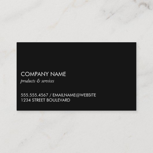 矢印パターンスタイリッシュ/ 名刺 (裏面)