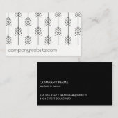 矢印パターンスタイリッシュ/ 名刺 (正面/裏面)